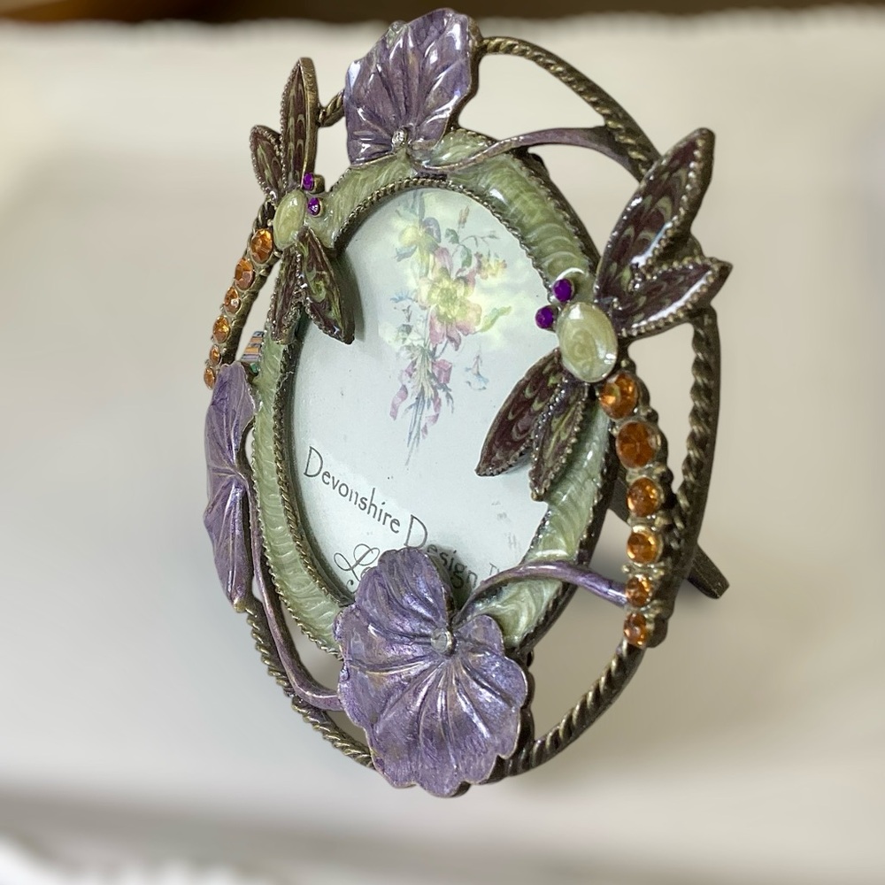 Enamel Lefton Picture Frame - Picture 2 of 5